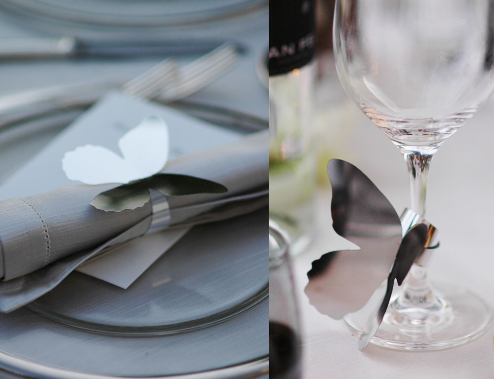 buttefly napkin holder